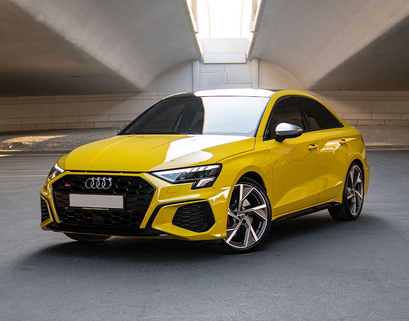 Audi S3 Yellow