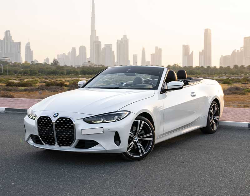 BMW 430i Convertible White