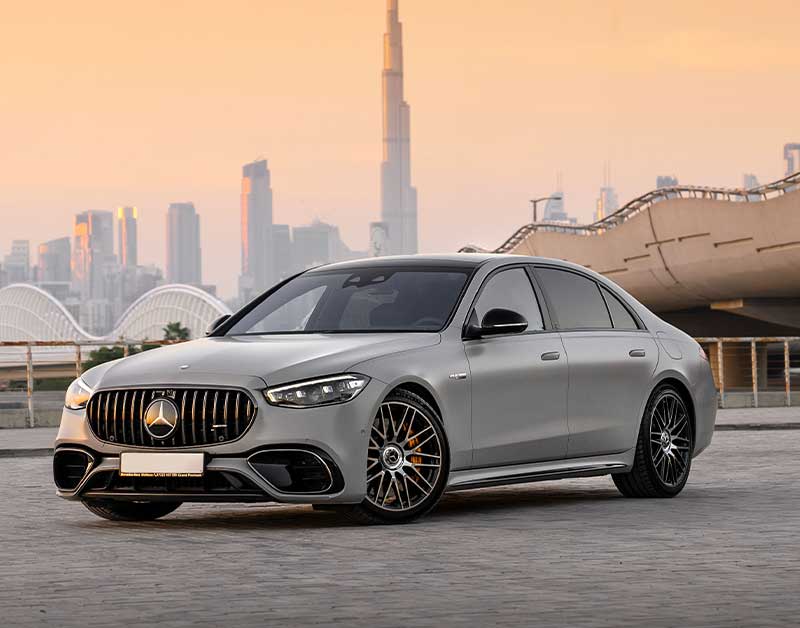 Mercedes Benz S63 AMG Silver