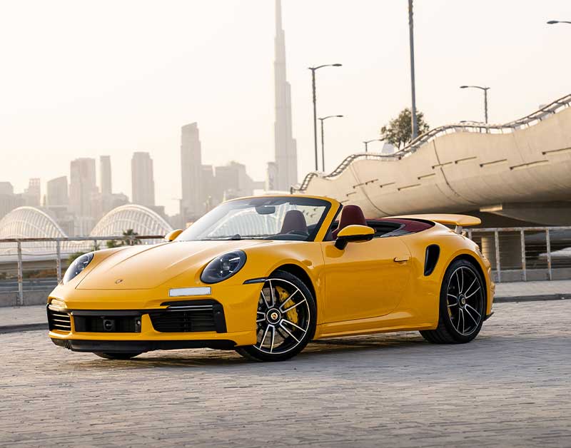 Porsche 911 Turbo S Yellow