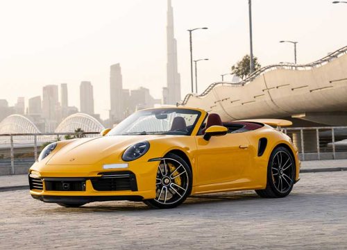 Porsche 911 Turbo S Yellow